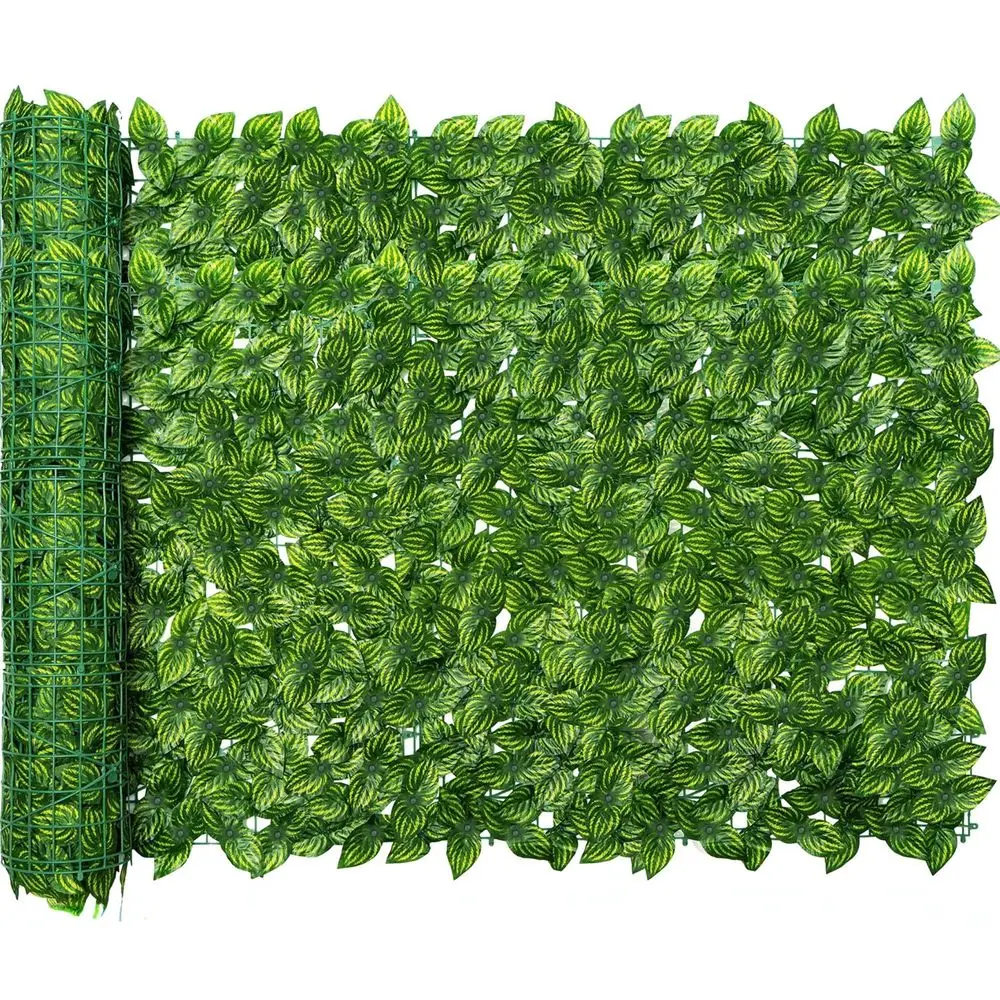 Artificial Ivy Privacy Fence Screen 2 Rolls, Total 69x98.4 inch, Expandable Faux Privacy Fence with 80 pcs Zip Ties, Decoration
Artificial Ivy Privacy Fence Screen 2 Rolls, Total 69x98.4 inch, Expandable Faux Privacy Fence with 80 pcs Zip Ties, Decoration