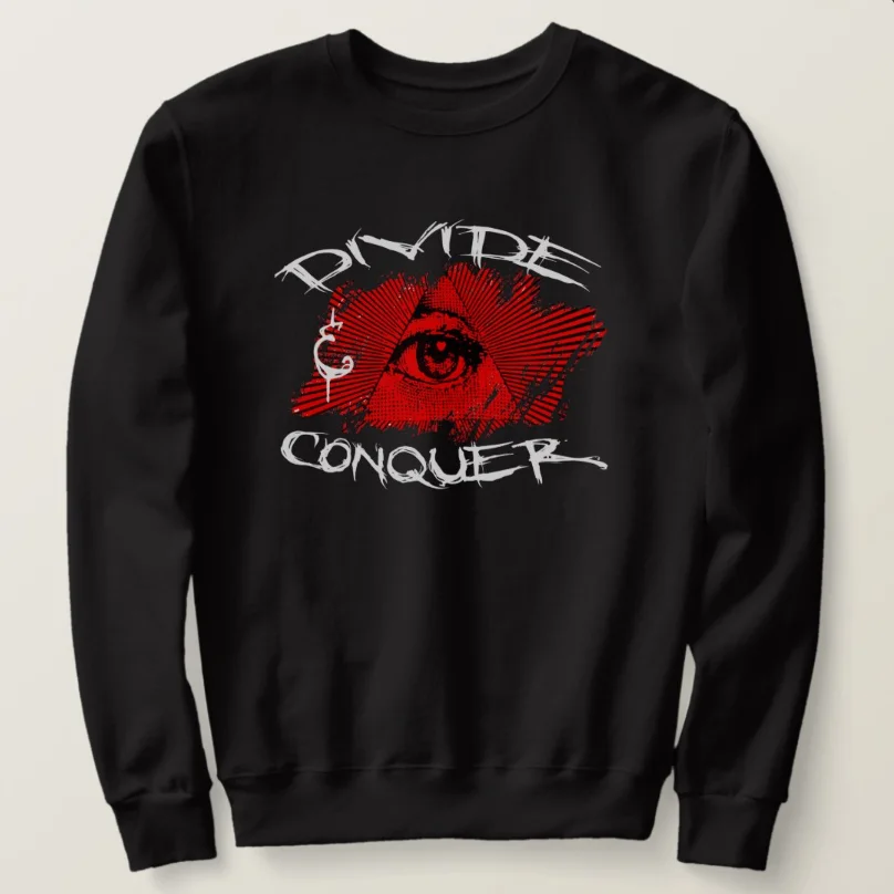 "Divide and Conquer" Illuminati All-seeing Eye Sweatshirts New 100% Cotton Comfortable Casual Mens Pullover Hoodie Streetwear
"Divide and Conquer" Illuminati All-seeing Eye Sweatshirts New 100% Cotton Comfortable Casual Mens Pullover Hoodie Streetwear