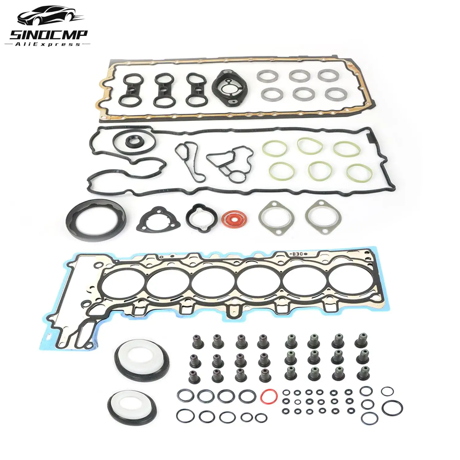 Комплект прокладок для капитального ремонта двигателя 11127553209 11127555757 11127548797 для двигателя BMW 328i 530i E90 E92 E60 E83 N52 N52B30 3.0L
Комплект прокладок для капитального ремонта двигателя 11127553209 11127555757 11127548797 для двигателя BMW 328i 530i E90 E92 E60 E83 N52 N52B30 3.0L