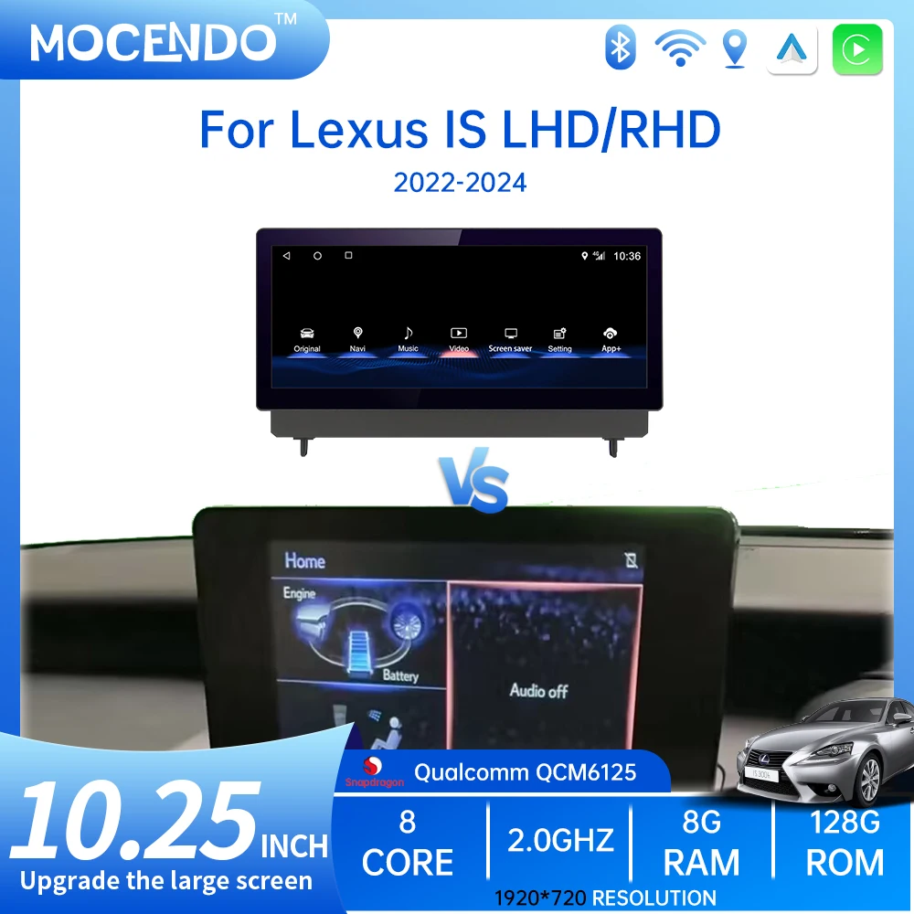 10.25" Android 13 Car Radio Dual System For LEXUS IS 2022-2024 Multimedia Player GPS Head Unit Carplay AC Panel
10.25" Android 13 Car Radio Dual System For LEXUS IS 2022-2024 Multimedia Player GPS Head Unit Carplay AC Panel