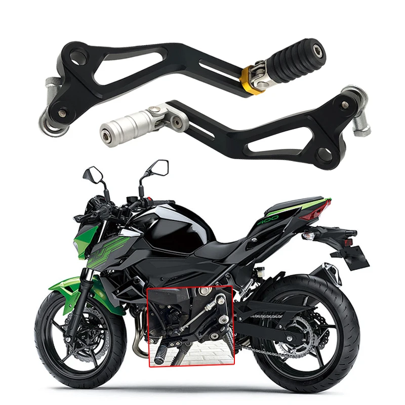 Z400 Adjustable Folding Gear Shifter Aluminum Shift Pedal Lever For NINJA400 For Ninja 400 2020-2023 Motorcycle Accessories
Z400 Adjustable Folding Gear Shifter Aluminum Shift Pedal Lever For NINJA400 For Ninja 400 2020-2023 Motorcycle Accessories