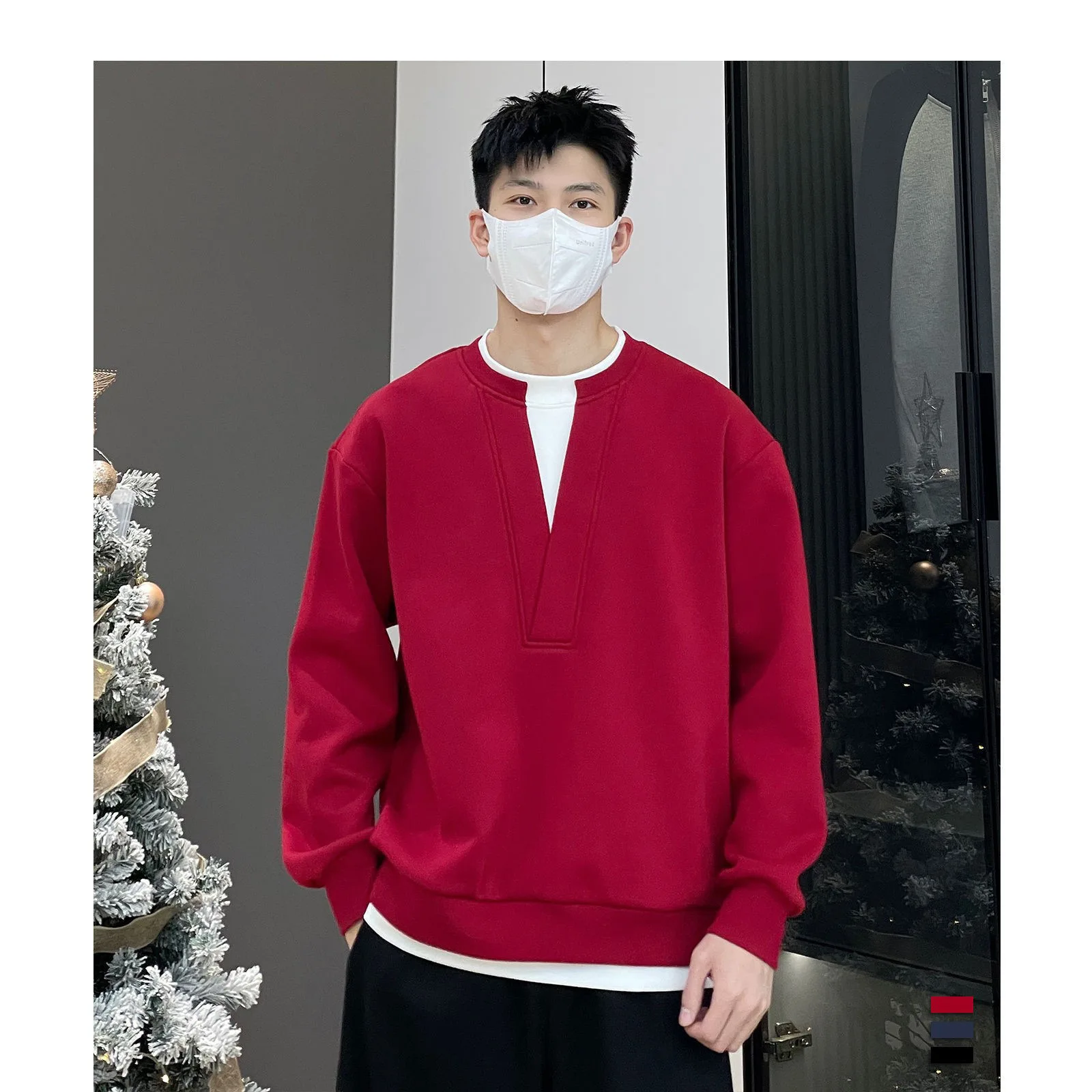 Red Snake Year Luy Long Sve Men's Hoodie Korean Sle Winter New Faion Casual Comfortable Feel Premium Quali T-irt
Red Snake Year Luy Long Sve Men's Hoodie Korean Sle Winter New Faion Casual Comfortable Feel Premium Quali T-irt