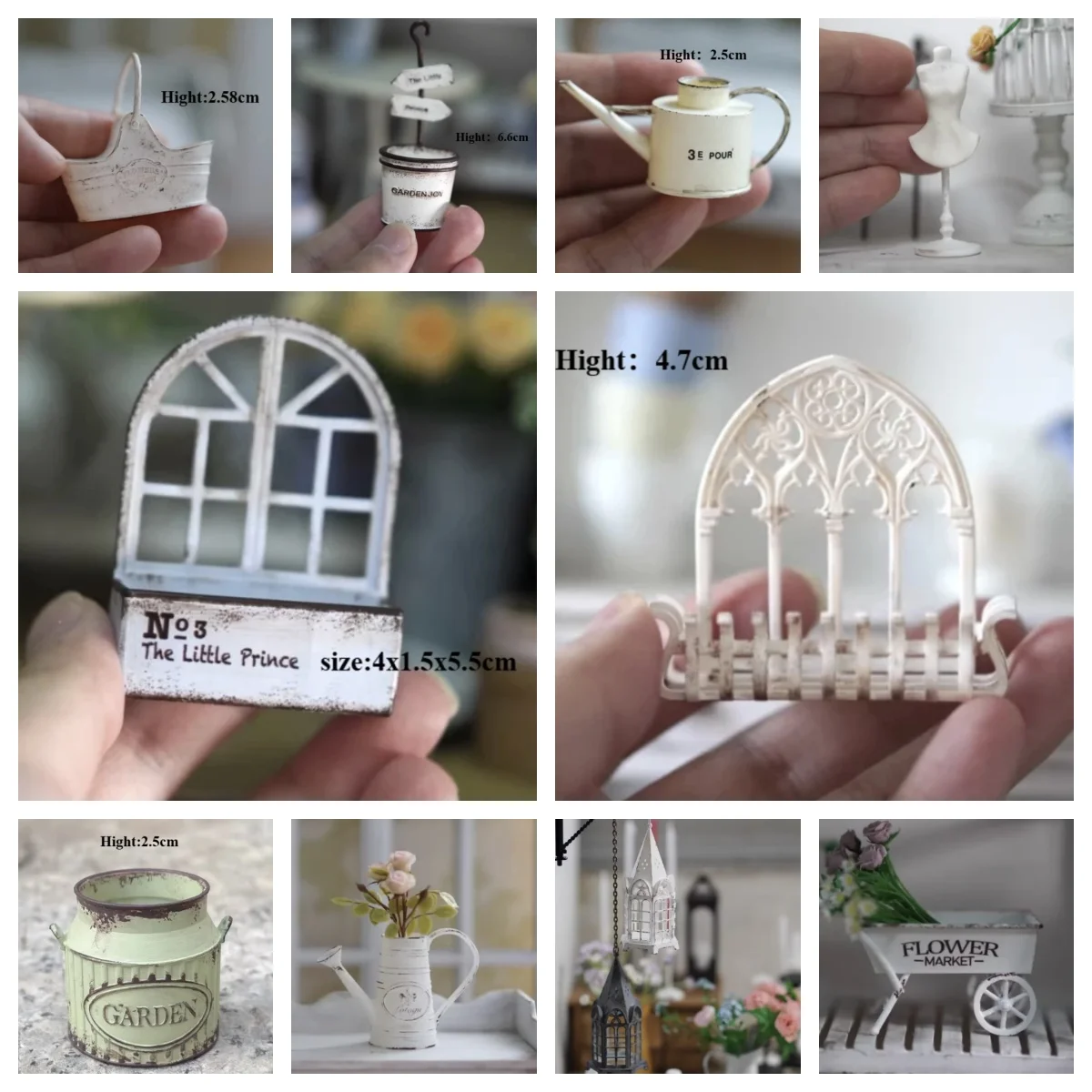 DollHouse Garden Miniature Trolley Resin Mini Vintage Wind Lamp Flower Window Sprinkler Kettle Accessories Furniture Decoration
DollHouse Garden Miniature Trolley Resin Mini Vintage Wind Lamp Flower Window Sprinkler Kettle Accessories Furniture Decoration