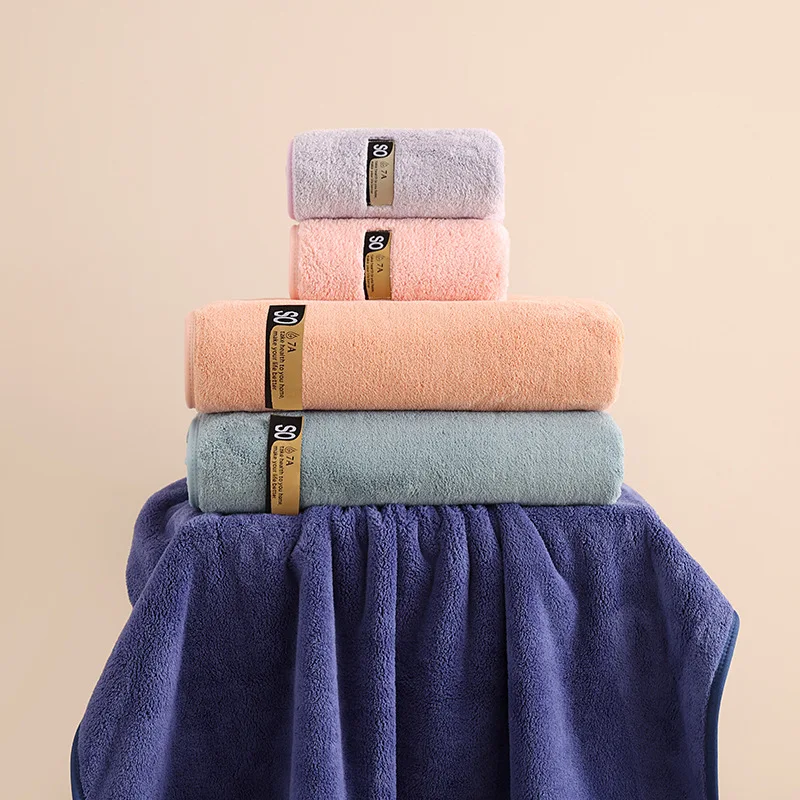 7A Antibacterial Solid Large Bath Towels 80X150Cm Coral Fleece Thickened Adult Towel Soft and Absorbent Beachtowel for Seaside
7A Antibacterial Solid Large Bath Towels 80X150Cm Coral Fleece Thickened Adult Towel Soft and Absorbent Beachtowel for Seaside