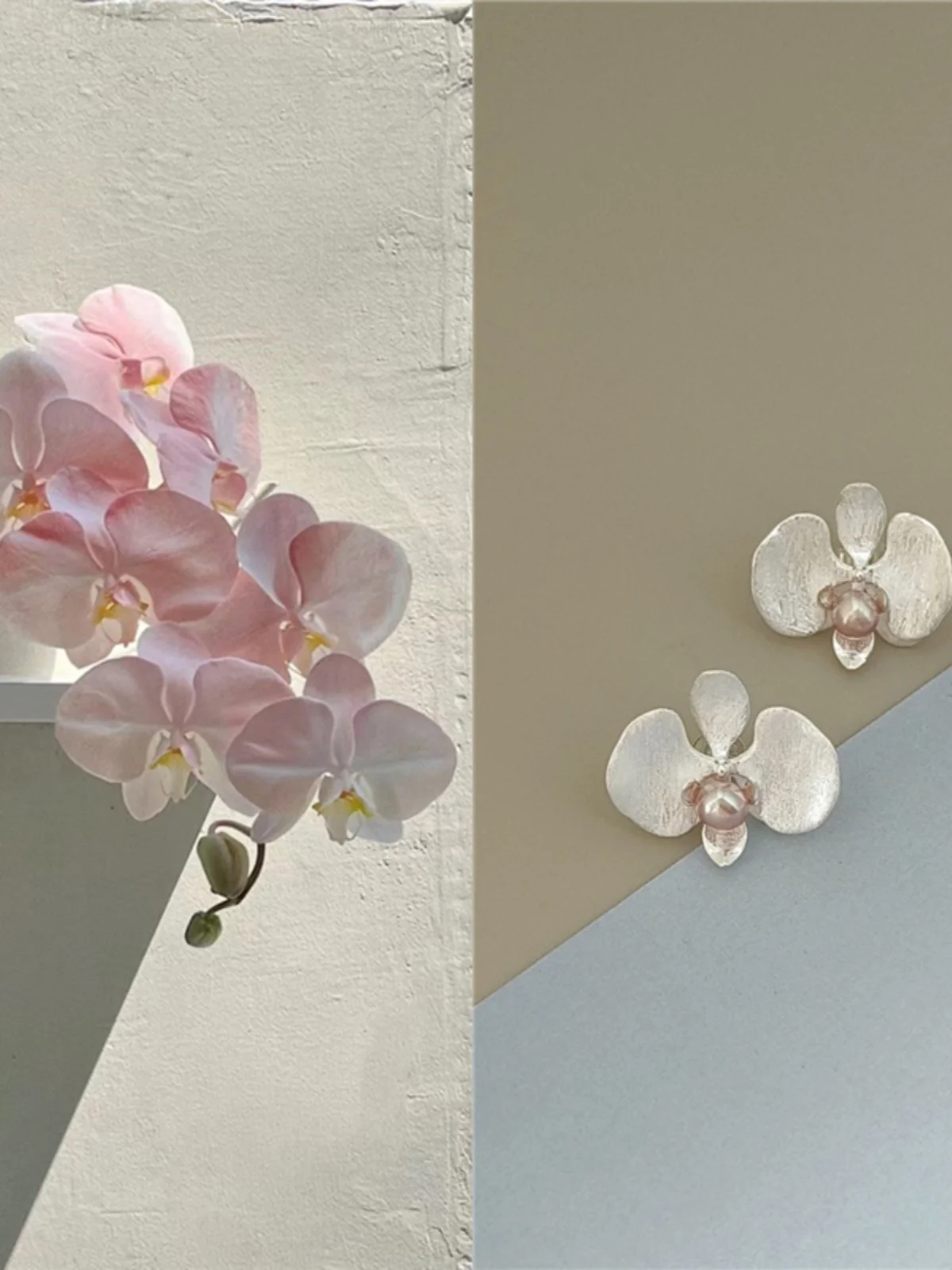Artistic Vintage S925 Sterling Silver Orchid Earrings Natural Pearl Style Fashionable Allergy Free Jewelry
Artistic Vintage S925 Sterling Silver Orchid Earrings Natural Pearl Style Fashionable Allergy Free Jewelry