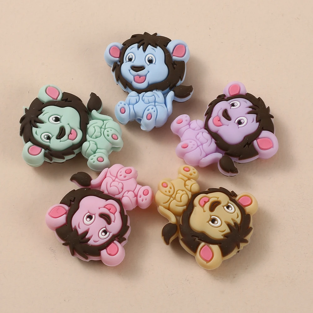 10Pcs 23x27mm Cartoon Animal Silicone Beads For Nursing Teether Chew Toy DIY Pacifier Chain Bracelet Jewelry Making Accessories
10Pcs 23x27mm Cartoon Animal Silicone Beads For Nursing Teether Chew Toy DIY Pacifier Chain Bracelet Jewelry Making Accessories