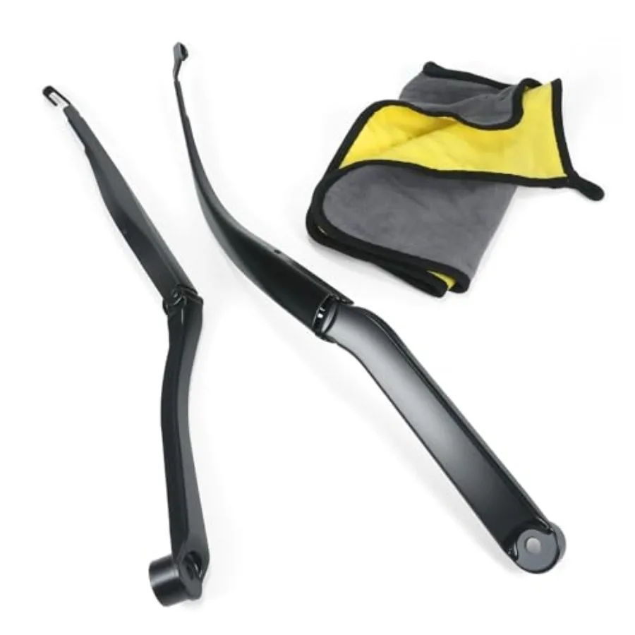 Windshield wiper arm for 2008-2015 Honda Accord, OE 76600-TA0-A01, right and left side, metal, black, includes car wash towel
Windshield wiper arm for 2008-2015 Honda Accord, OE 76600-TA0-A01, right and left side, metal, black, includes car wash towel