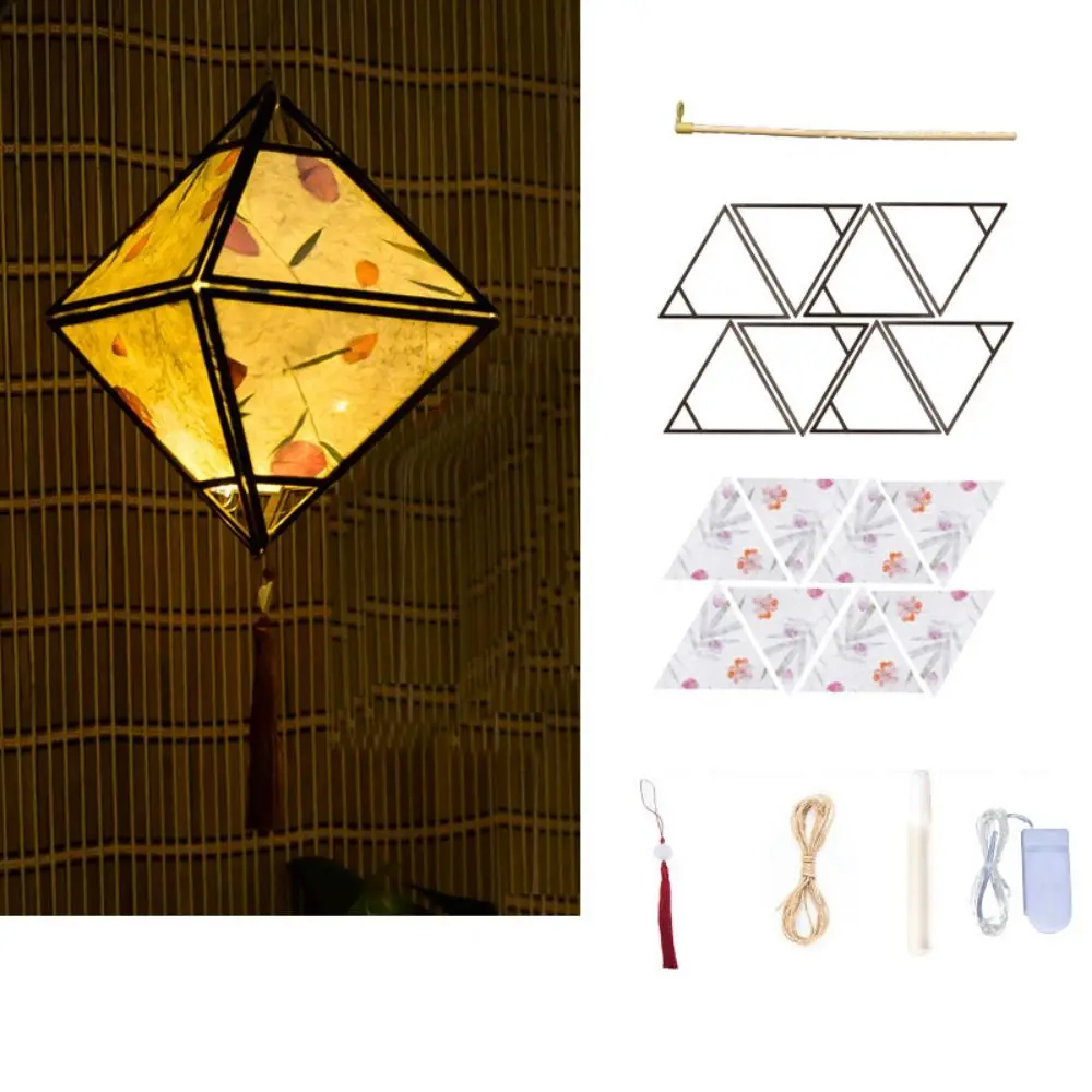 Wooden Mid-Autumn Festival Lantern Creative LED Light Handmade Hanging Lamp Material Kit Glowing Art Lantern Mid-autumn
Wooden Mid-Autumn Festival Lantern Creative LED Light Handmade Hanging Lamp Material Kit Glowing Art Lantern Mid-autumn