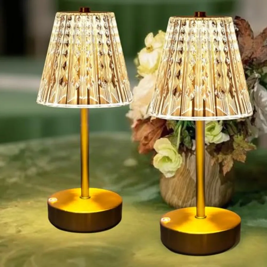 Set of 2 Rechargeable Table Lamps-Small Size Battery Powered Lamps-Cordless Desk Lamp for Restaurant Dinner Bathroom Kitchen Co
Set of 2 Rechargeable Table Lamps-Small Size Battery Powered Lamps-Cordless Desk Lamp for Restaurant Dinner Bathroom Kitchen Co