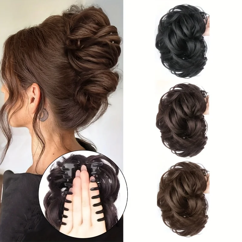 Women's elegant grip clip is simple and easy to wear, synthetic wigs are suitable for everyday wear
Women's elegant grip clip is simple and easy to wear, synthetic wigs are suitable for everyday wear