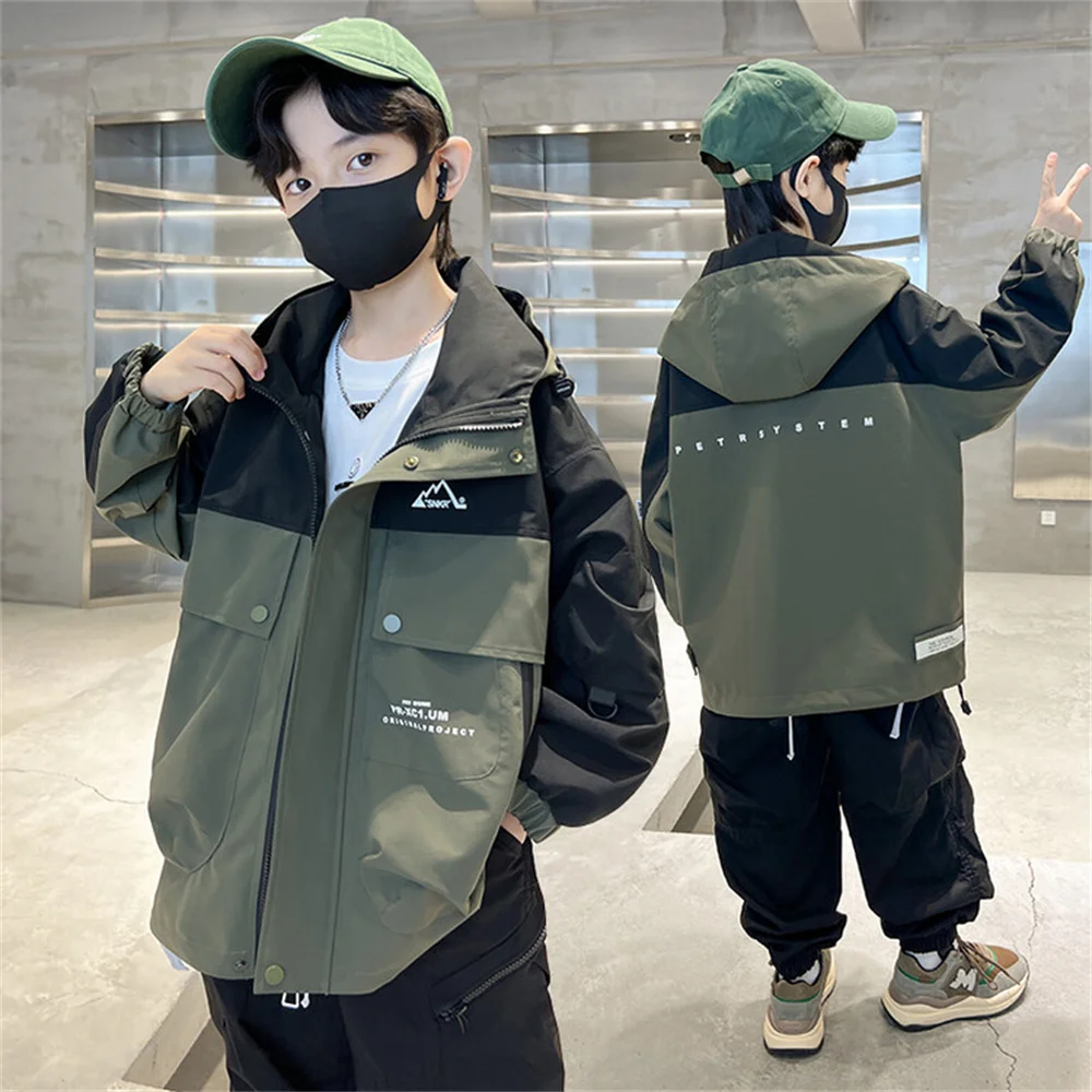 3219 Youngsters Children's Jacket Boys' Windbreaker Coat Kid Fashionable Outdoor Assault Suit
3219 Youngsters Children's Jacket Boys' Windbreaker Coat Kid Fashionable Outdoor Assault Suit