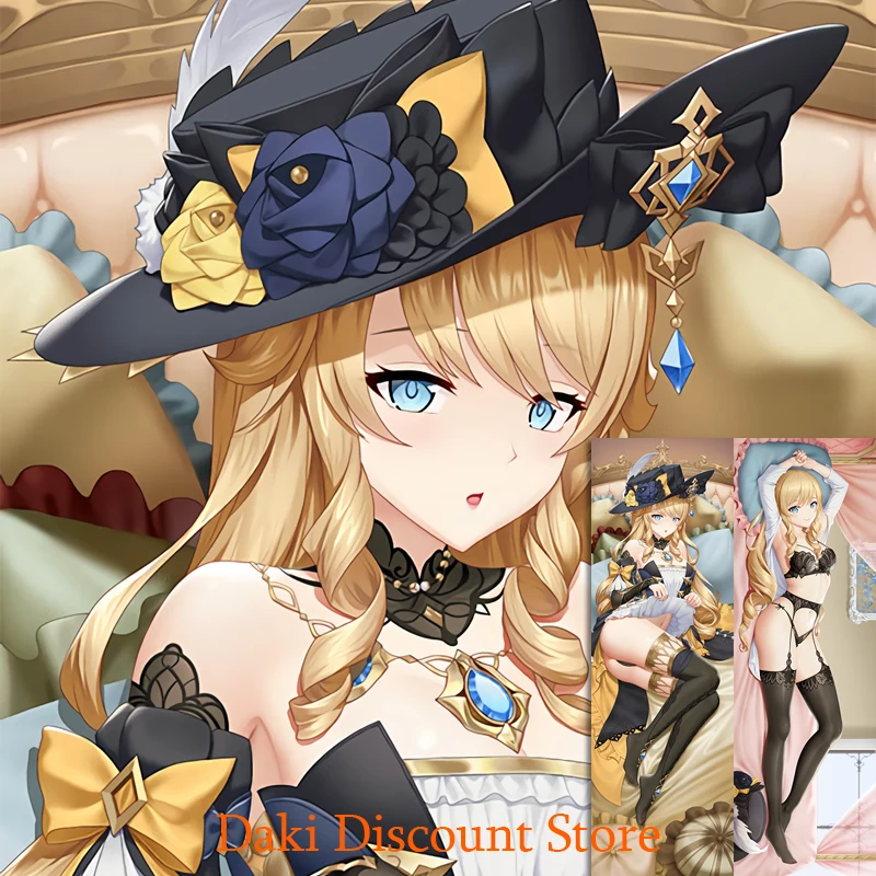 Двусторонняя наволочка Dakimakura с принтом аниме Navia Genshin, наволочка в натуральный размер, Рождественское украшение
Двусторонняя наволочка Dakimakura с принтом аниме Navia Genshin, наволочка в натуральный размер, Рождественское украшение