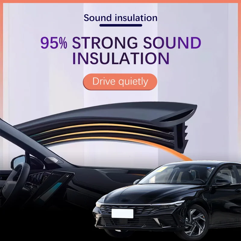 Car Dashboard Sealing Strip Interior Auto Noise Sound Insulation Rubber Trim Weatherstrip For Hyundai Elantra N Avante
Car Dashboard Sealing Strip Interior Auto Noise Sound Insulation Rubber Trim Weatherstrip For Hyundai Elantra N Avante