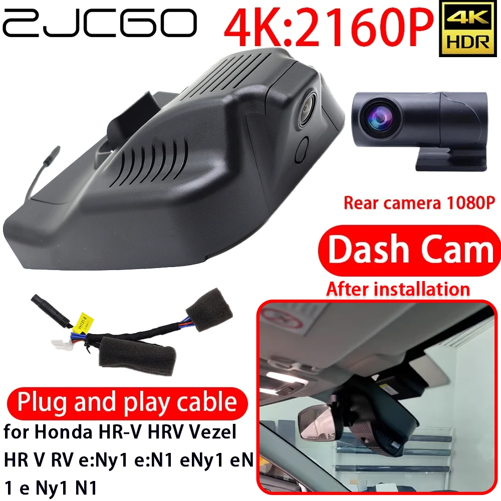 ZJCGO 4K DVR Dash Cam Wifi Front Rear Sony Lens Camera 24h Monitor for Honda HR-V HRV Vezel HR V RV e:Ny1 e:N1 eNy1 eN1 e Ny1 N1
ZJCGO 4K DVR Dash Cam Wifi Front Rear Sony Lens Camera 24h Monitor for Honda HR-V HRV Vezel HR V RV e:Ny1 e:N1 eNy1 eN1 e Ny1 N1