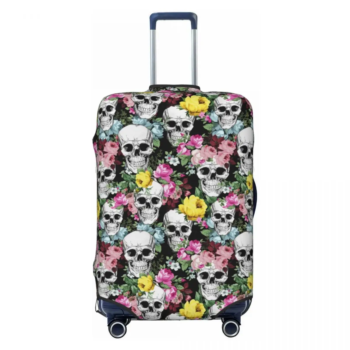 Custom Rose Flower Skull Pattern Luggage Cover Elastic Halloween Gothic Travel Suitcase Protective Covers Fits 18-32 Inch
Custom Rose Flower Skull Pattern Luggage Cover Elastic Halloween Gothic Travel Suitcase Protective Covers Fits 18-32 Inch