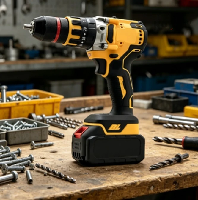 13mm Brushless Electric Drill 21V Cordless Impact Drill 2-Speed Multifunctional Lithium-Ion Power Tool High Torque Electric Scre
13mm Brushless Electric Drill 21V Cordless Impact Drill 2-Speed Multifunctional Lithium-Ion Power Tool High Torque Electric Scre