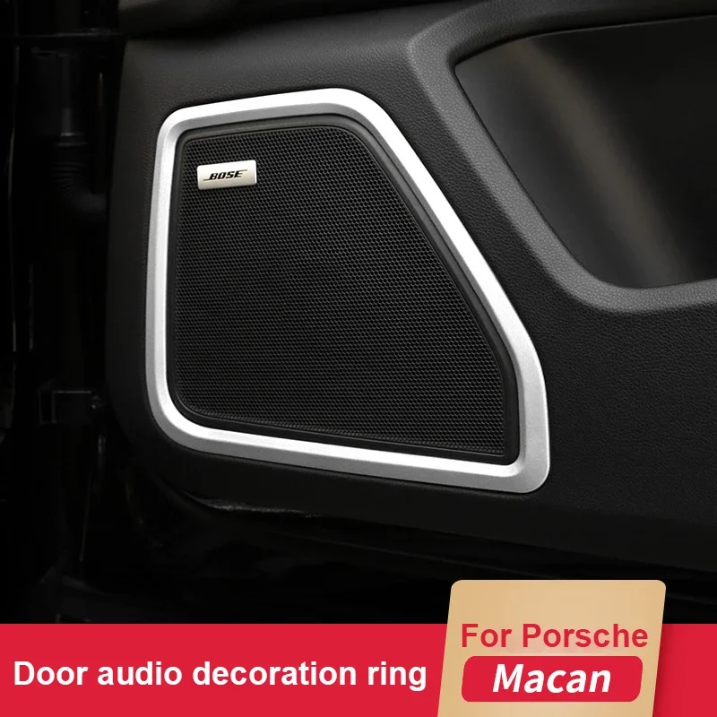 4PCS For Porsche Macan 2014-2016 2017 2018 2019 2020 2021 2022 2024 Door Speaker Horn Audio Decoration Ring Frame Cover Trim
4PCS For Porsche Macan 2014-2016 2017 2018 2019 2020 2021 2022 2024 Door Speaker Horn Audio Decoration Ring Frame Cover Trim