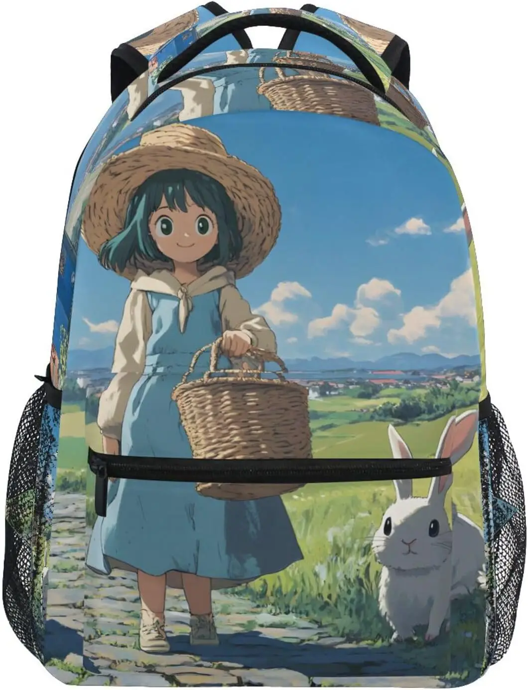 Kid's School Backpack Girls Boys, Bookbag Hiking Backpacks Cute Rabbit Field Print Medium Size
Kid's School Backpack Girls Boys, Bookbag Hiking Backpacks Cute Rabbit Field Print Medium Size
