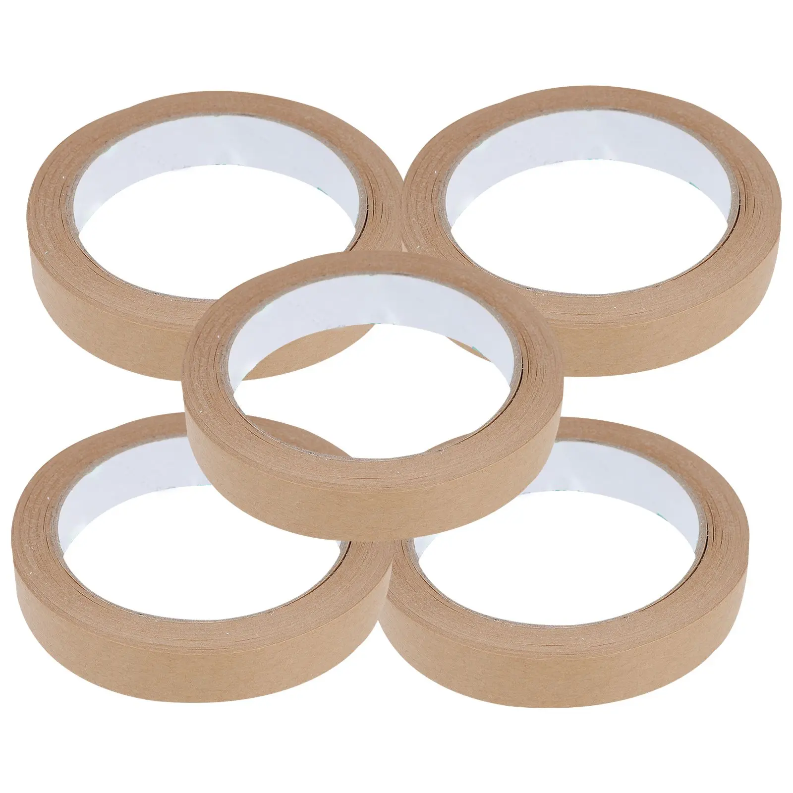 5 pcs Paper Tape 18mmx30m Waterproof Self-adhesive Packing Tapes for DIY Crafts Stationery Written Resistant Curling
5 pcs Paper Tape 18mmx30m Waterproof Self-adhesive Packing Tapes for DIY Crafts Stationery Written Resistant Curling