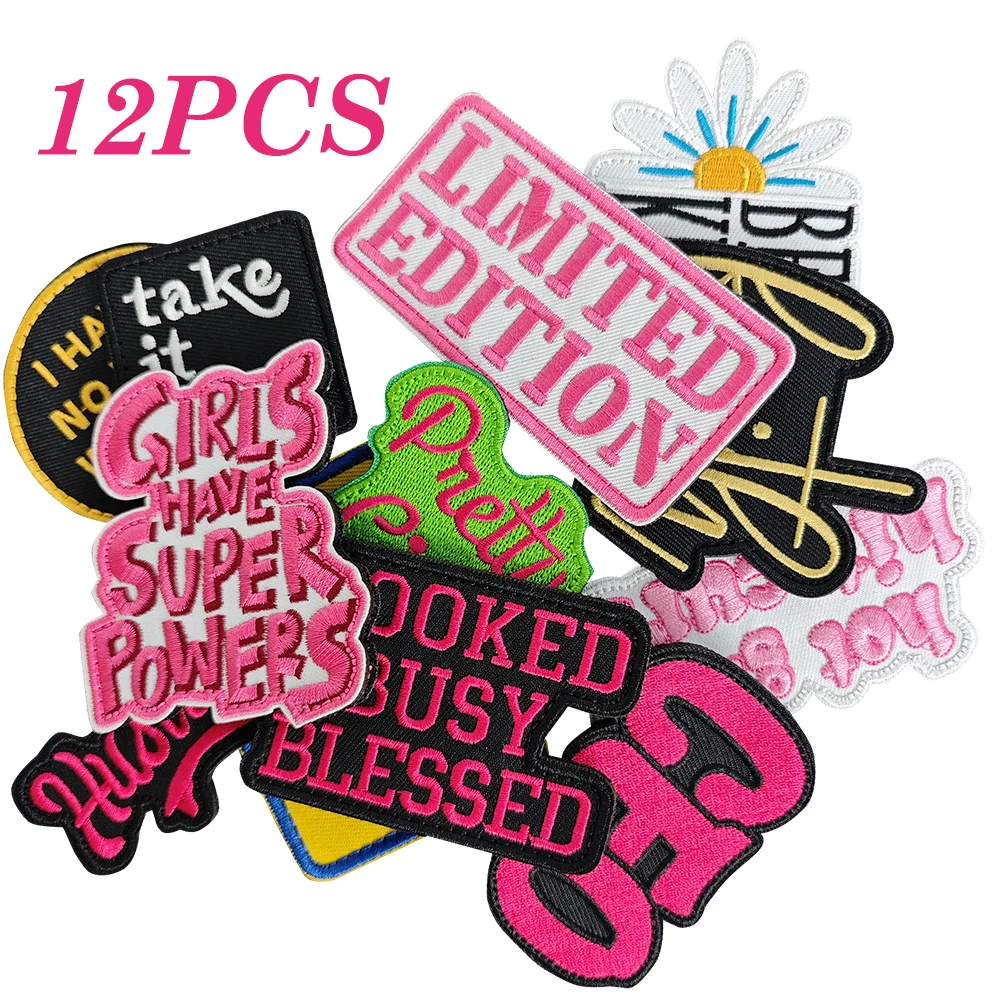 12PCS Pink CEO Hook and Loop Embroidered Patch Limited Edition Badge Take it Easy
12PCS Pink CEO Hook and Loop Embroidered Patch Limited Edition Badge Take it Easy