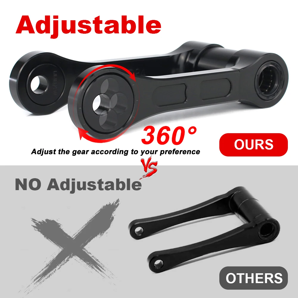 Motorcycle Adjustable Rear Suspension Lowering Links Fit For Honda CRF150R 2007-2024 CRF 150R Shock Absorber Lowering Lever Arm
Motorcycle Adjustable Rear Suspension Lowering Links Fit For Honda CRF150R 2007-2024 CRF 150R Shock Absorber Lowering Lever Arm