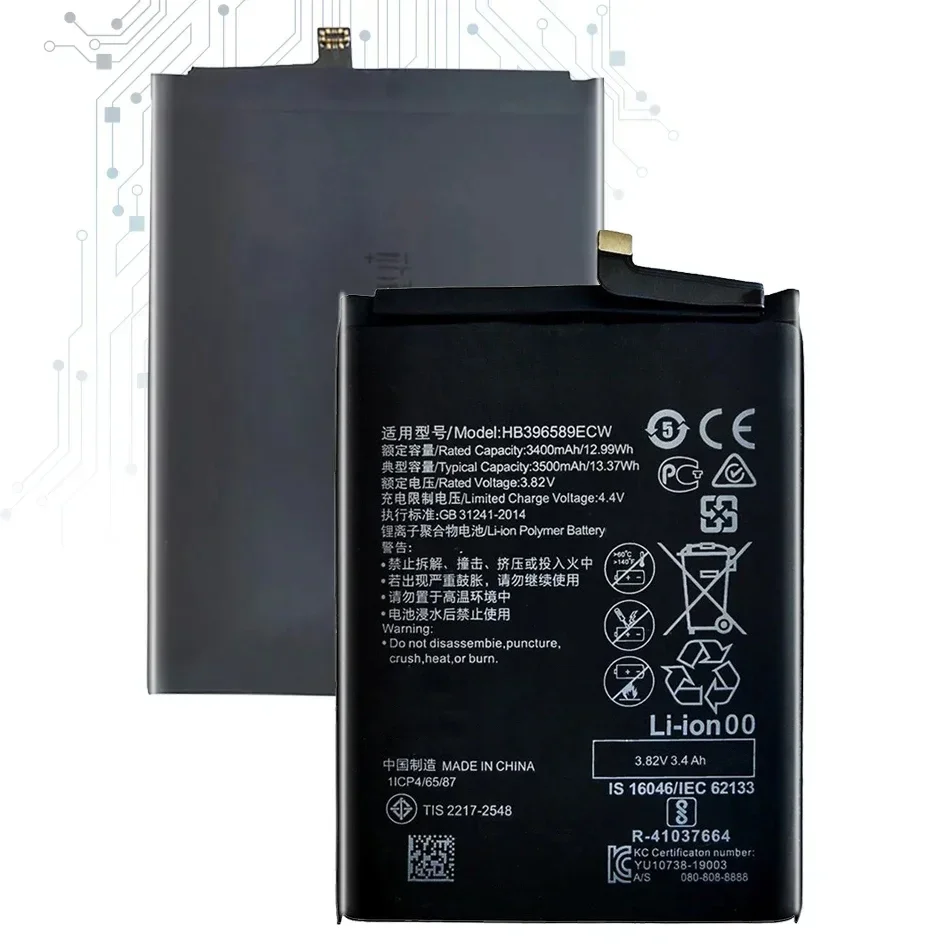 HB 396589 Сменный аккумулятор ЭБУ для huawei nova 5 nova 5 pro nova 5 pro SEA-AL00
HB 396589 Сменный аккумулятор ЭБУ для huawei nova 5 nova 5 pro nova 5 pro SEA-AL00