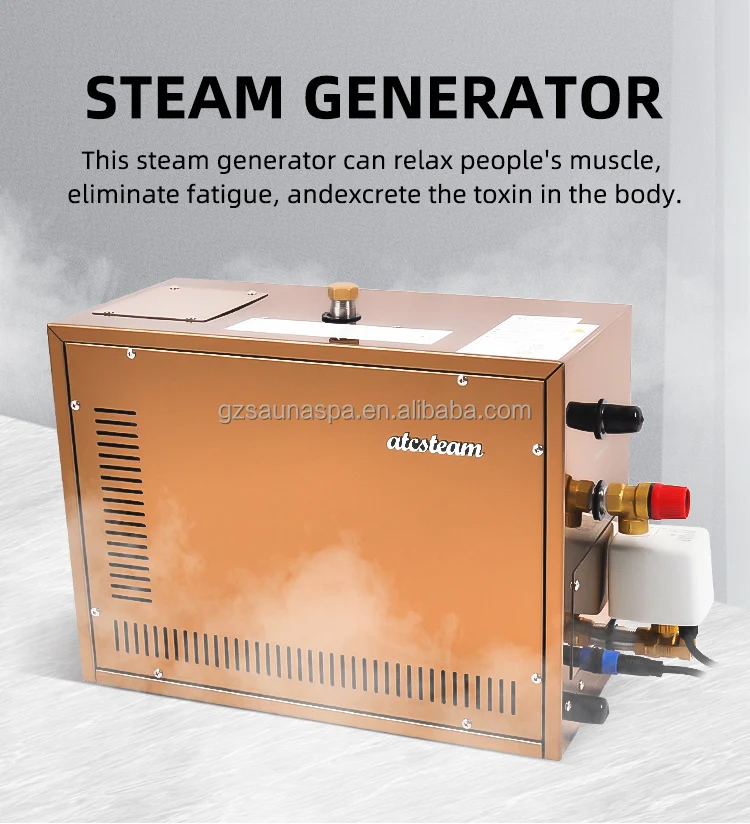 Professional Steam Sauna Generator for Steam Room & Sauna Equipment
Professional Steam Sauna Generator for Steam Room & Sauna Equipment