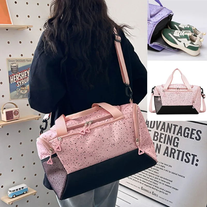 Women's Sports Bag With Shoe Compartment Pocket Big Yoga Training Luggage Weekender Travel Duffle Handbag For Fitness Female Gym
Women's Sports Bag With Shoe Compartment Pocket Big Yoga Training Luggage Weekender Travel Duffle Handbag For Fitness Female Gym