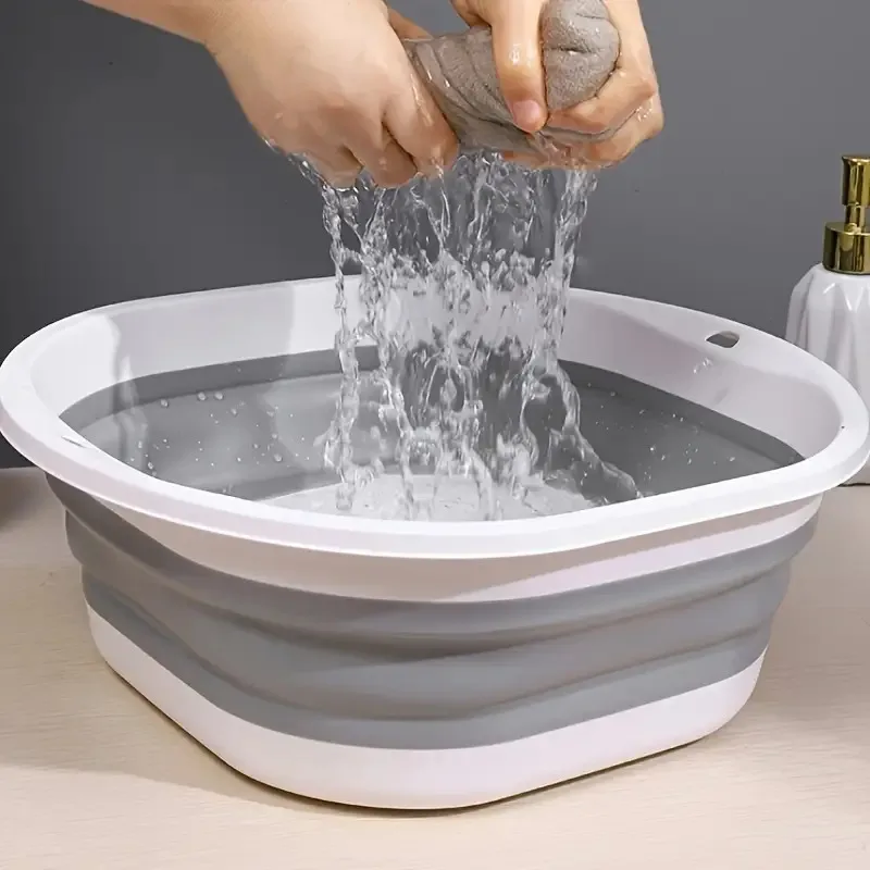 Collapsible Heavy Duty Plastic Basin Foldable Wash Tub with Handle Space Saving Portable Bucket for Home Camping Laundry
Collapsible Heavy Duty Plastic Basin Foldable Wash Tub with Handle Space Saving Portable Bucket for Home Camping Laundry