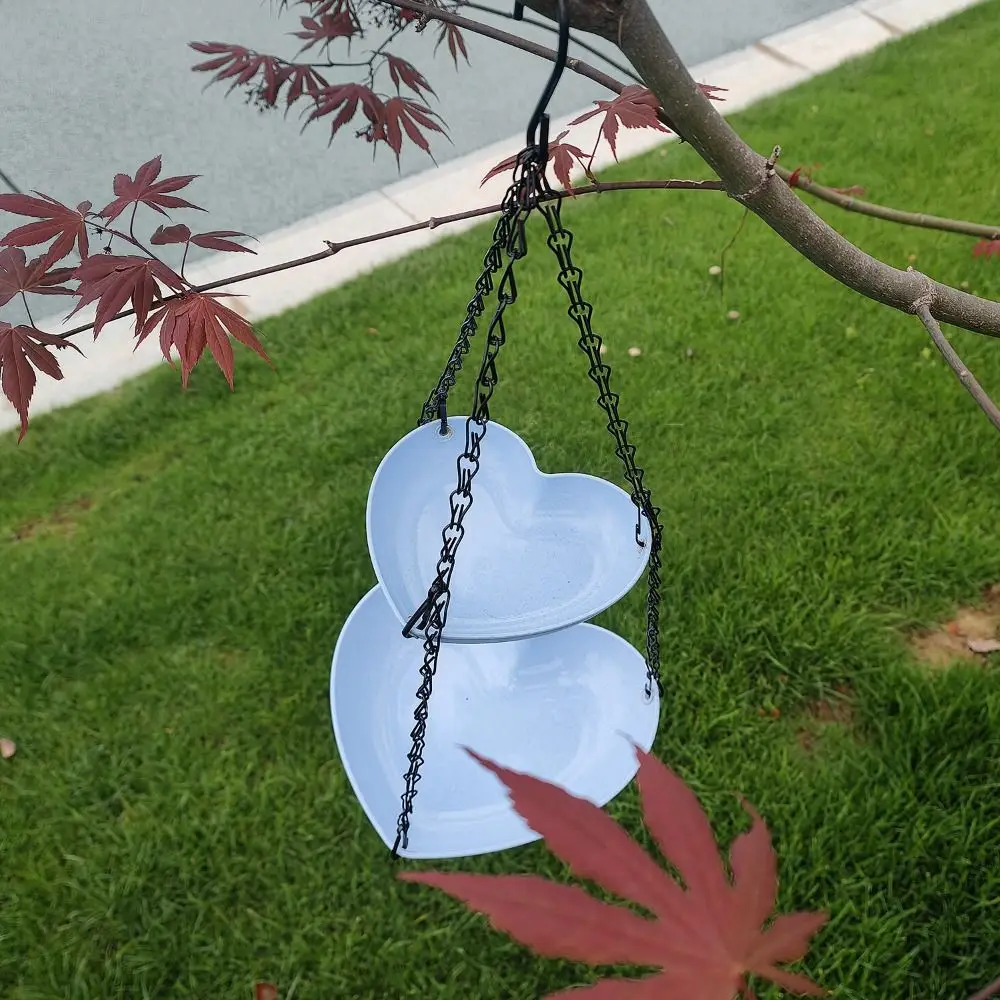 Hanging Double Layer Bird Feeder Heart Shape Durable Bird Feeding Dish Dual-purpose Large Capacity Bird Tray Platform Feeder
Hanging Double Layer Bird Feeder Heart Shape Durable Bird Feeding Dish Dual-purpose Large Capacity Bird Tray Platform Feeder