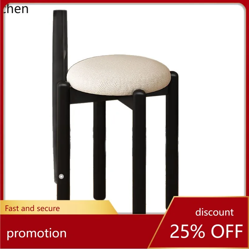 CZ Solid Wood Makeup Stool Soft Cushion Rubber Wood Round Low Stool High Board Living Room Stackable Vanity Stool
CZ Solid Wood Makeup Stool Soft Cushion Rubber Wood Round Low Stool High Board Living Room Stackable Vanity Stool