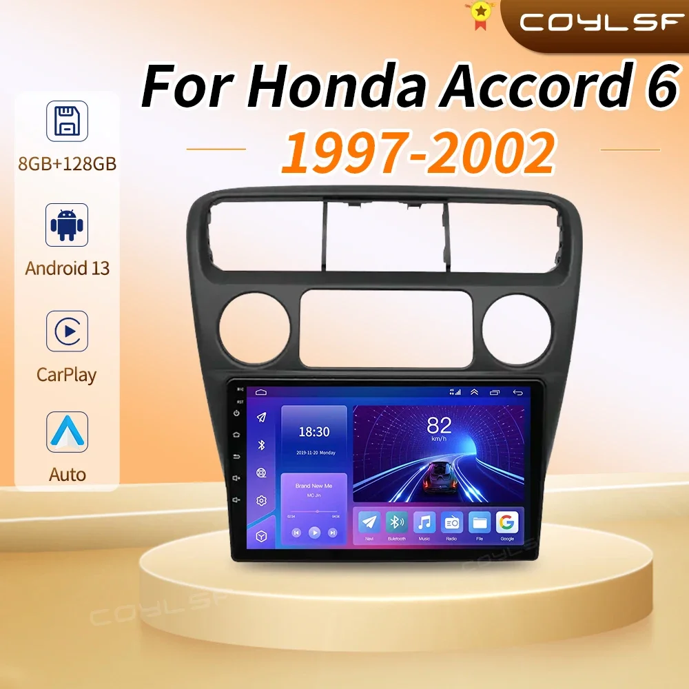 Car Radio For Honda Accord 6 1997 - 2002 Multimedia Video Player Navigation GPS Android Auto CarPlay No 2 Din DVD Stereo
Car Radio For Honda Accord 6 1997 - 2002 Multimedia Video Player Navigation GPS Android Auto CarPlay No 2 Din DVD Stereo