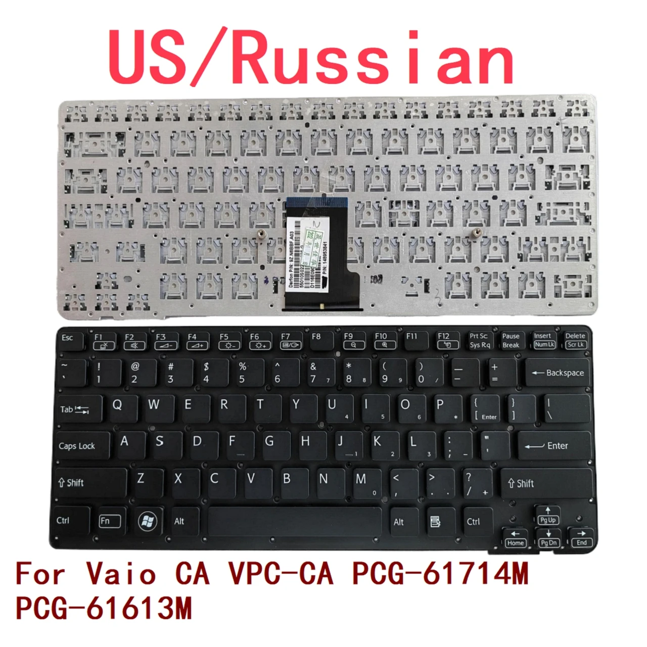 New US Russian Laptop Keyboard For Sony Vaio CA VPC-CA PCG-61714M PCG-61613M Notebook PC Replacement
New US Russian Laptop Keyboard For Sony Vaio CA VPC-CA PCG-61714M PCG-61613M Notebook PC Replacement