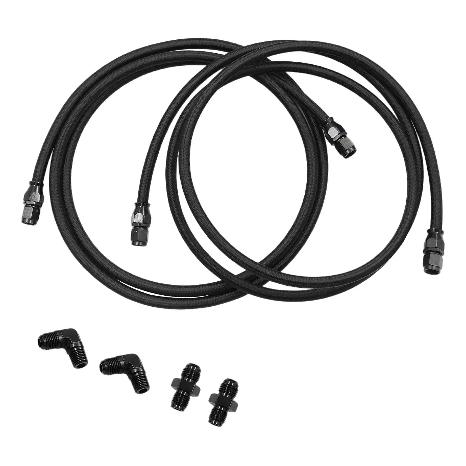 6AN PTFE Transmission Cooler Line Set High Durability 7ft Compatible with 4L60 700R4 TH350 TH400 for Automotive Accessories
6AN PTFE Transmission Cooler Line Set High Durability 7ft Compatible with 4L60 700R4 TH350 TH400 for Automotive Accessories