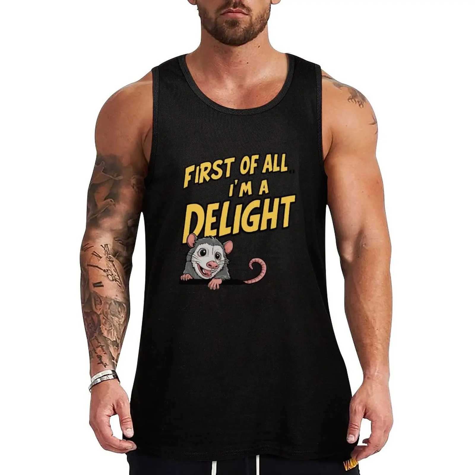 Funny Possum Jokes First Of All I'm A Delight Possum Tank Top Street Style Casual Tank Top Urban Sleeveless Top
Funny Possum Jokes First Of All I'm A Delight Possum Tank Top Street Style Casual Tank Top Urban Sleeveless Top