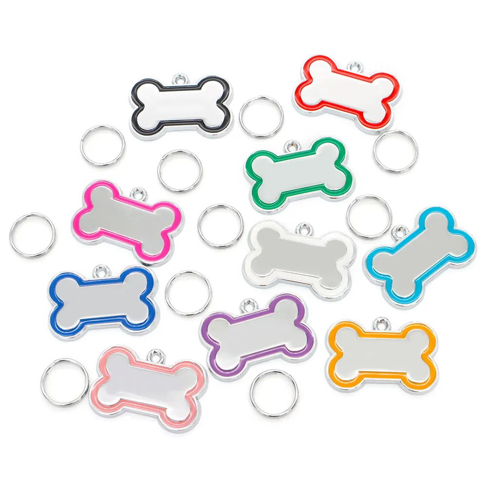 20PCS Personalized Colored Bone Shape Pendant Collar Accessories Custom Engraved Cat Dog Pet Clothing Decoration
20PCS Personalized Colored Bone Shape Pendant Collar Accessories Custom Engraved Cat Dog Pet Clothing Decoration