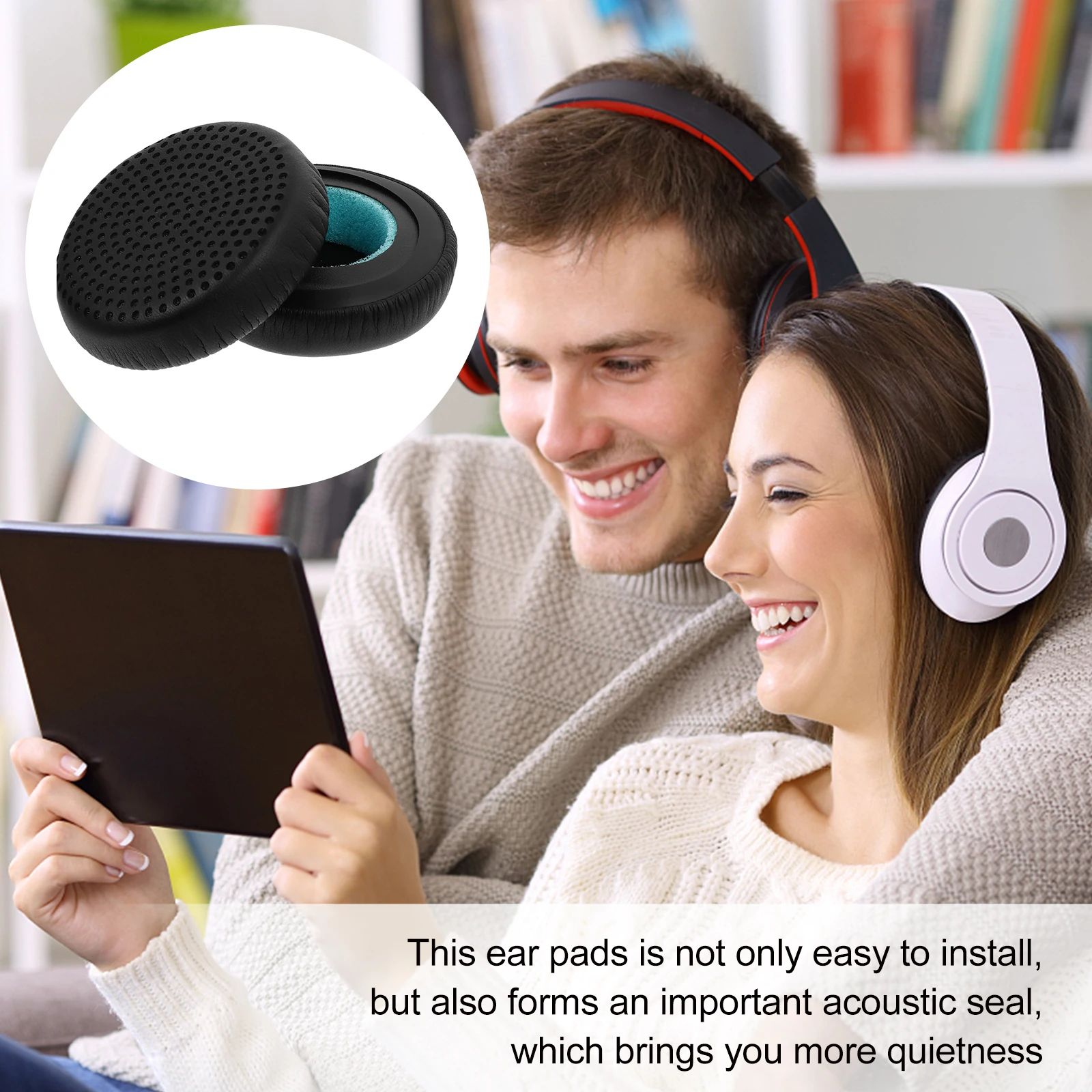 1 Pair Wireless Headphones Cushions Headset Ear Pads Replacement Noise Isolating Premium Comfortable Breathable Durable
1 Pair Wireless Headphones Cushions Headset Ear Pads Replacement Noise Isolating Premium Comfortable Breathable Durable