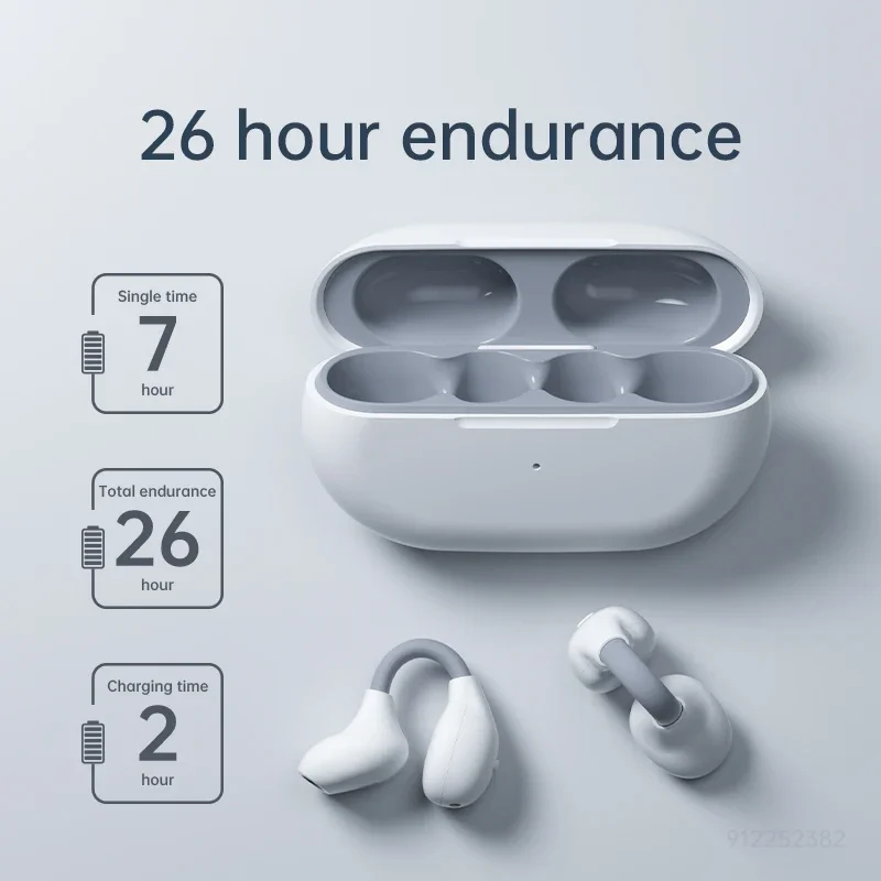Спортивные беспроводные наушники HIFI объемный сабвуфер Bluetooth 5,3 TWS наушники с зажимом для ушей удобно носить костная проводимость 2025
Спортивные беспроводные наушники HIFI объемный сабвуфер Bluetooth 5,3 TWS наушники с зажимом для ушей удобно носить костная проводимость 2025
