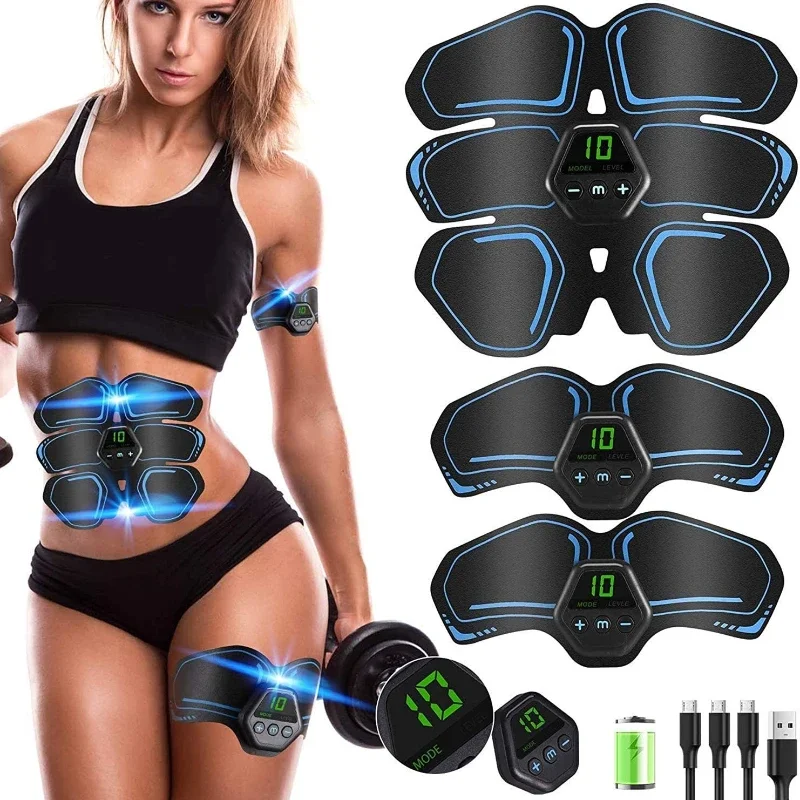 Ntelligent Electric Fitness Equipment Abdominal Patch Fitness EMS Home Muscle Fitnesses Exercise Abdominal Massage Instrument
Ntelligent Electric Fitness Equipment Abdominal Patch Fitness EMS Home Muscle Fitnesses Exercise Abdominal Massage Instrument