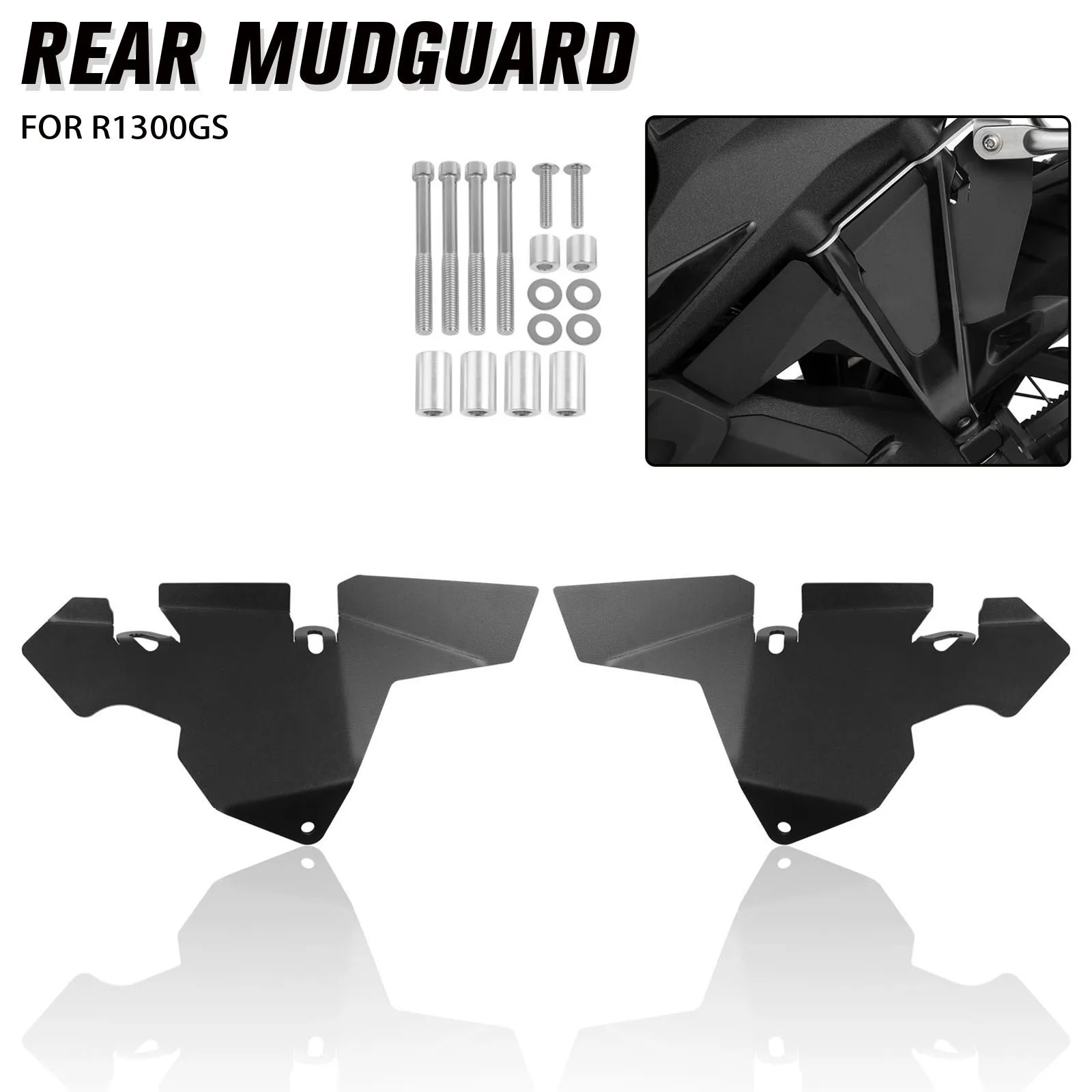 GS1300 Rear Side Fender Mudguard Extension Passenger Splash Guard Kit For BMW R1300 GS Adventure R 1300 GS ADV 2023 2024 2025
GS1300 Rear Side Fender Mudguard Extension Passenger Splash Guard Kit For BMW R1300 GS Adventure R 1300 GS ADV 2023 2024 2025