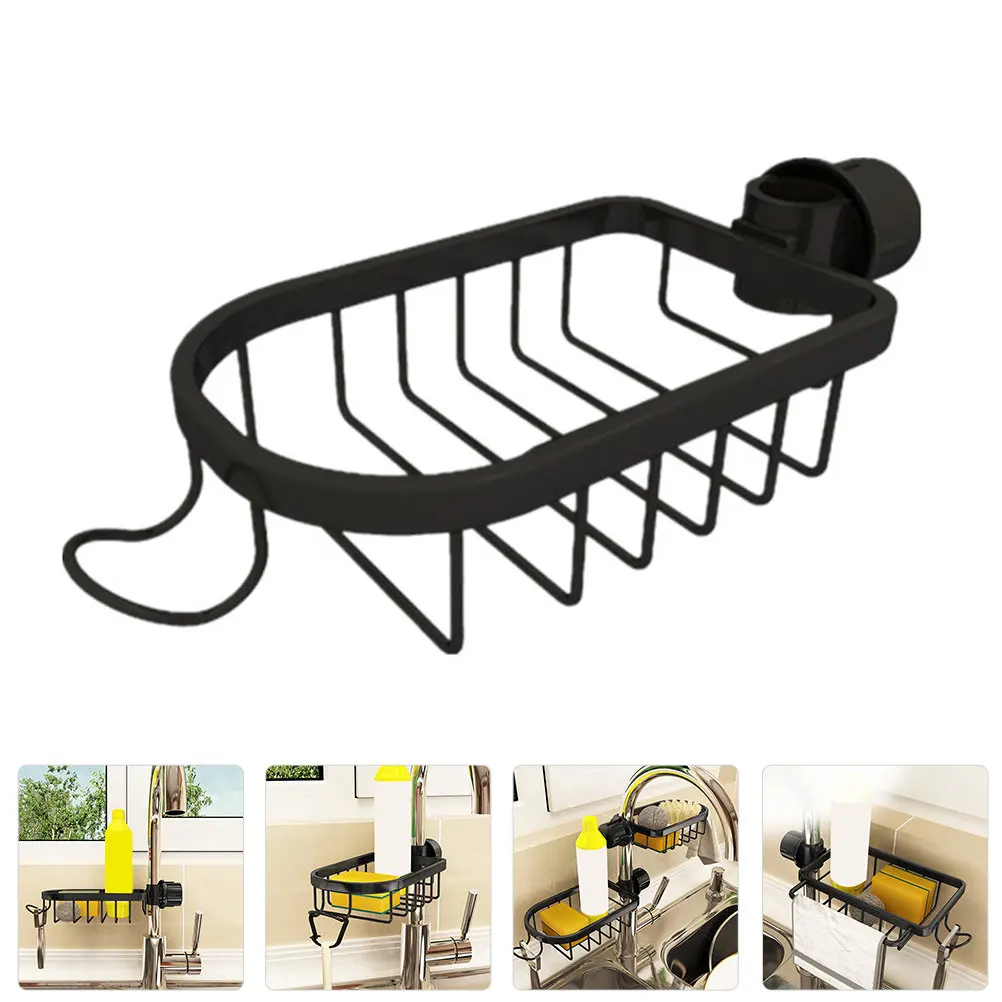 Faucet Sponge Rack Premium Aluminium Sink Storage Rack Kitchen Cleaning Cloth Holder Faucet Mounted Draining Shelf Kitchen
Faucet Sponge Rack Premium Aluminium Sink Storage Rack Kitchen Cleaning Cloth Holder Faucet Mounted Draining Shelf Kitchen