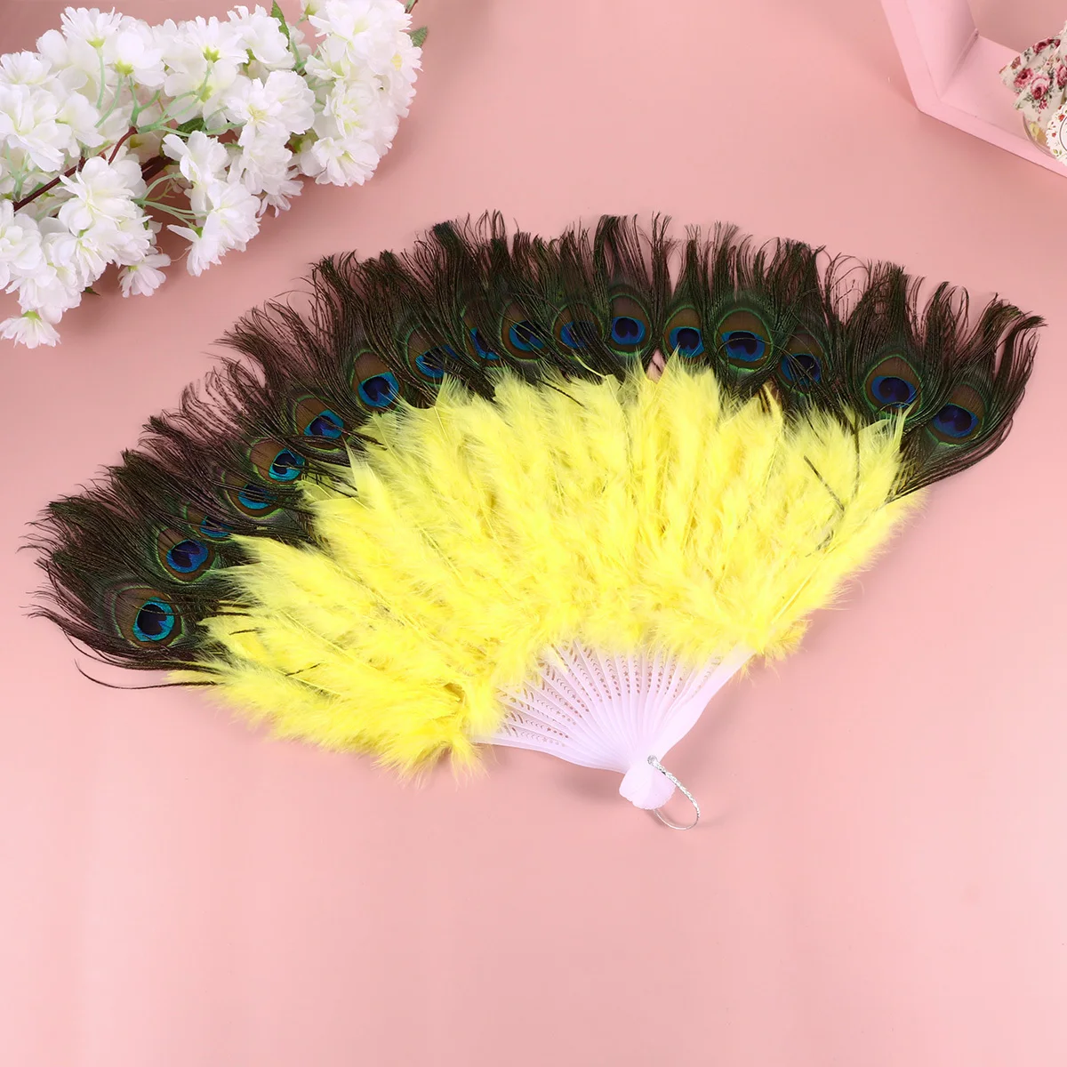 1pc Folding Fan Yellow Smooth Handle No Barb Handheld Dance Fan For Party Cosplay Performance Decoration
1pc Folding Fan Yellow Smooth Handle No Barb Handheld Dance Fan For Party Cosplay Performance Decoration