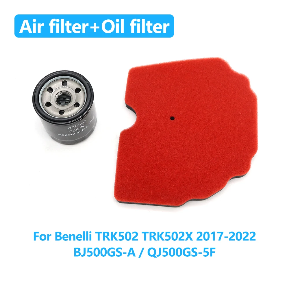 For Benelli TRK502 TRK502X BJ500GS-A QJ500GS-5F Motorcycle Engine Air Filter Drive Element Oil Filter Intake Cleaner Accessories
For Benelli TRK502 TRK502X BJ500GS-A QJ500GS-5F Motorcycle Engine Air Filter Drive Element Oil Filter Intake Cleaner Accessories