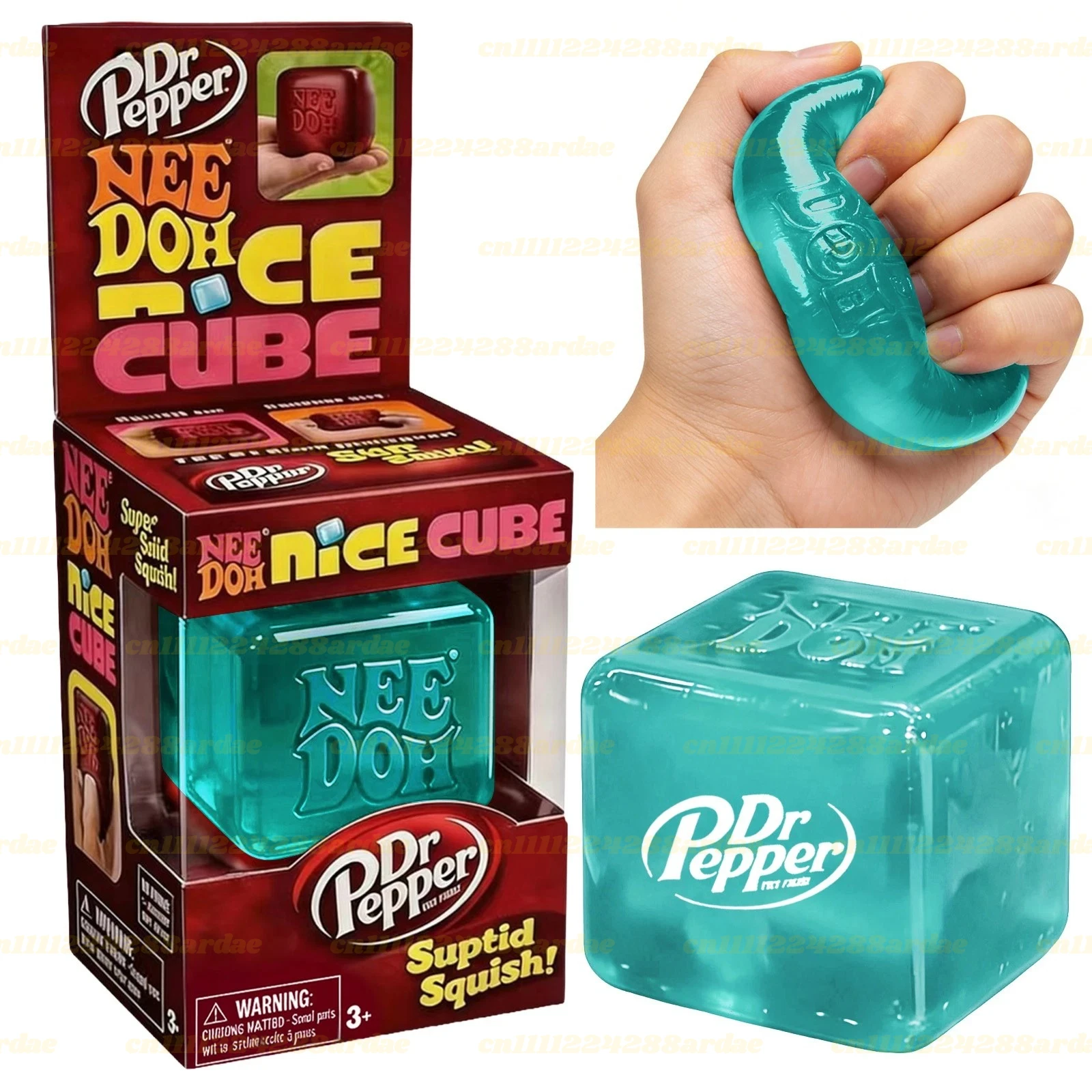 Needoh Limited Edition Dr Pepper Nice Cube Suptid Squish Blue
Needoh Limited Edition Dr Pepper Nice Cube Suptid Squish Blue
