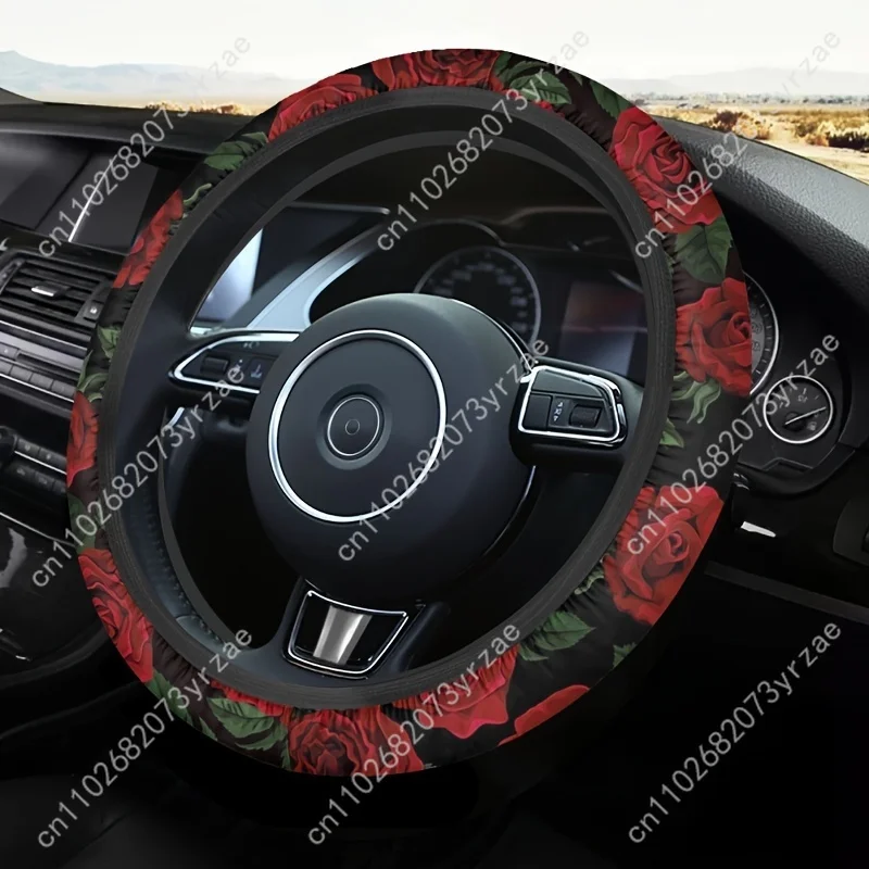 Red Roses Car Steering Wheels Cover Universal Type Environmental Friendly Comfortablenon-slip Breathable Steering Wheel Wrap
Red Roses Car Steering Wheels Cover Universal Type Environmental Friendly Comfortablenon-slip Breathable Steering Wheel Wrap