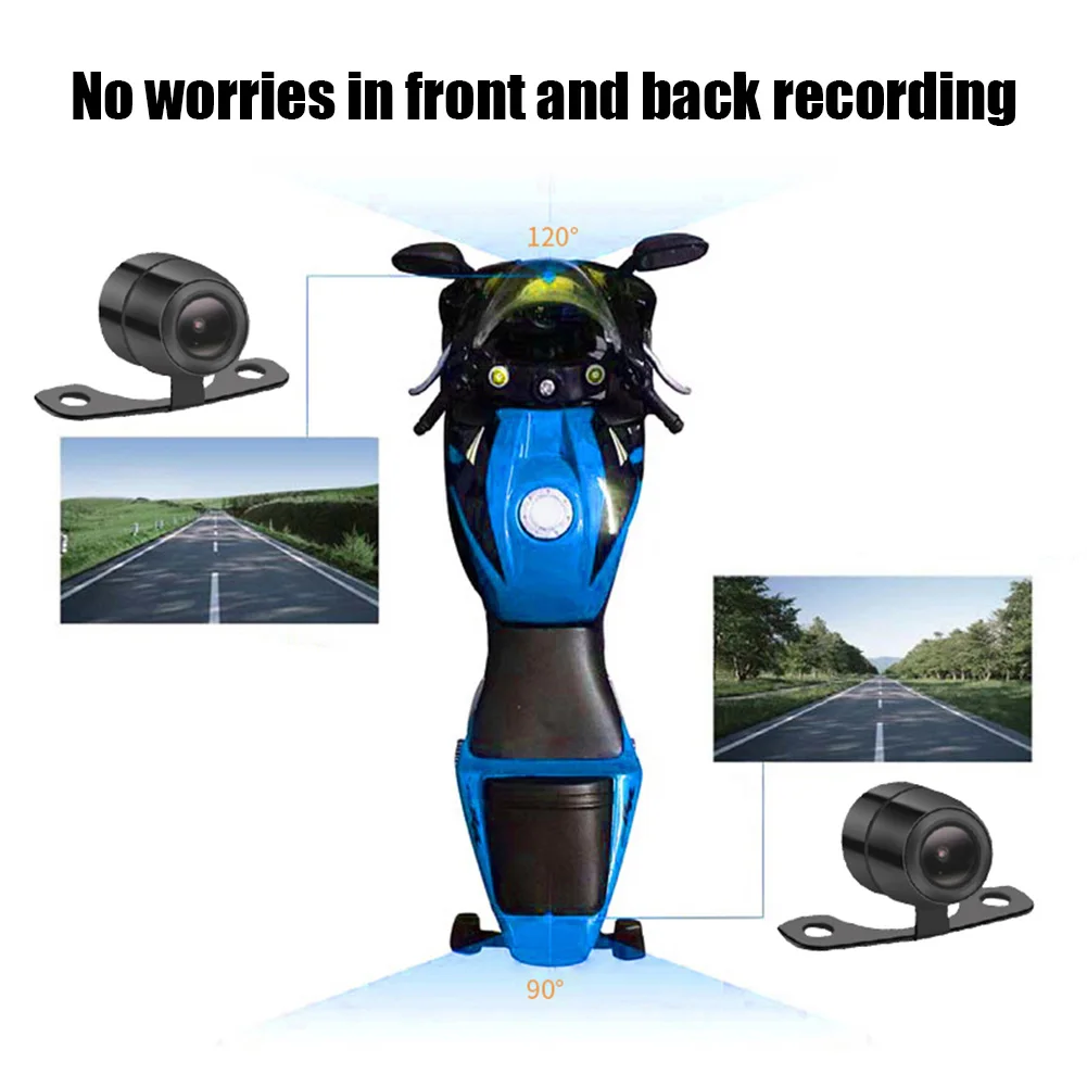 Motorcycle DVR HD 1080P Front Rear View Motorcycle Driving Recorder IP65 Waterproof Video Recorder Dynamic Induction
Motorcycle DVR HD 1080P Front Rear View Motorcycle Driving Recorder IP65 Waterproof Video Recorder Dynamic Induction