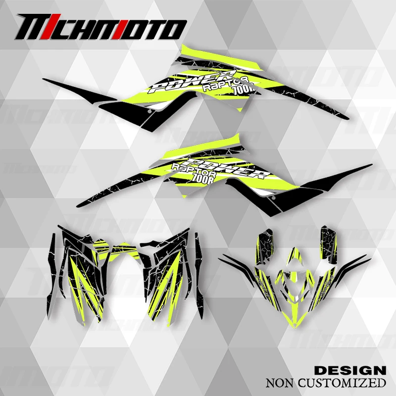 MCHMFG For YAMAHA RAPTOR 700 2013 2014 2015 2016 2017-2021 Graphics Decals Stickers Motorcycle Background Custom
MCHMFG For YAMAHA RAPTOR 700 2013 2014 2015 2016 2017-2021 Graphics Decals Stickers Motorcycle Background Custom