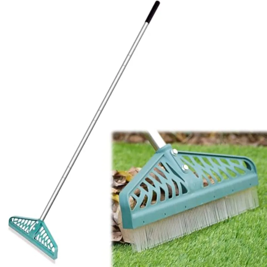 Artificial Turf Rake with Adjustable Steel Handle from 32 to 61 Inch, Durable Artificial Grass Rake, Turf Brush for Cleaning pe
Artificial Turf Rake with Adjustable Steel Handle from 32 to 61 Inch, Durable Artificial Grass Rake, Turf Brush for Cleaning pe