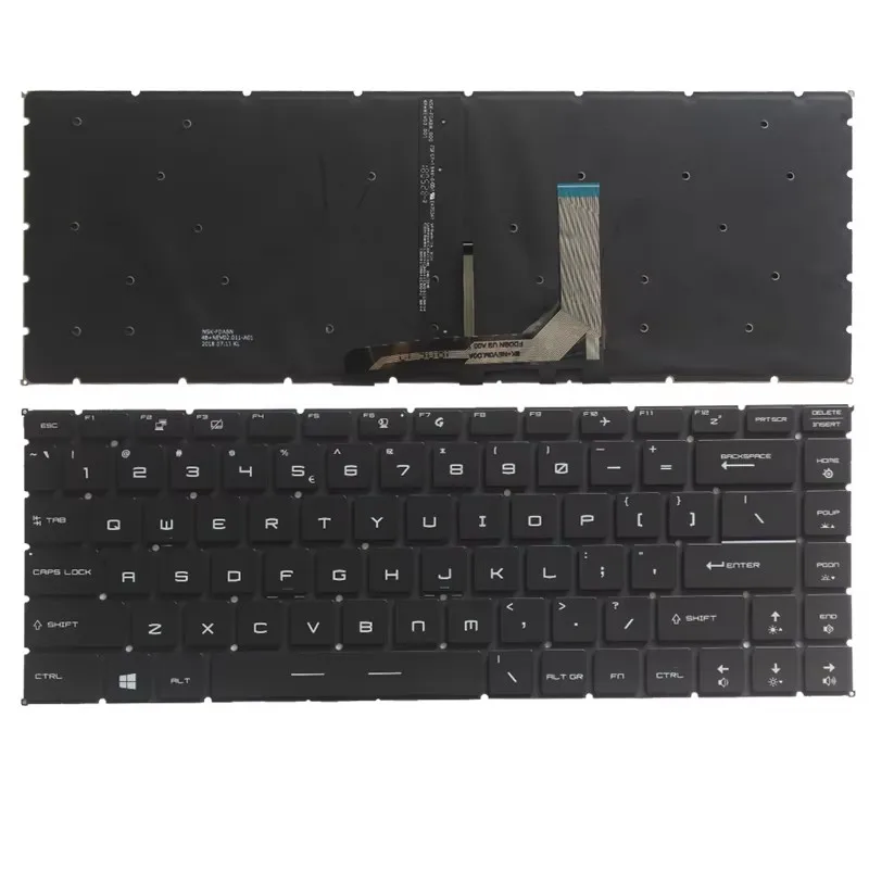 Клавиатура для MSI GS65 GF63 PS63 P65 GF63 GF65 MS-16Q1 16Q2 16Q3 16Q4 MS-16R1 16S2 16R2 16R3 PS42 с подсветкой, раскладка США
Клавиатура для MSI GS65 GF63 PS63 P65 GF63 GF65 MS-16Q1 16Q2 16Q3 16Q4 MS-16R1 16S2 16R2 16R3 PS42 с подсветкой, раскладка США