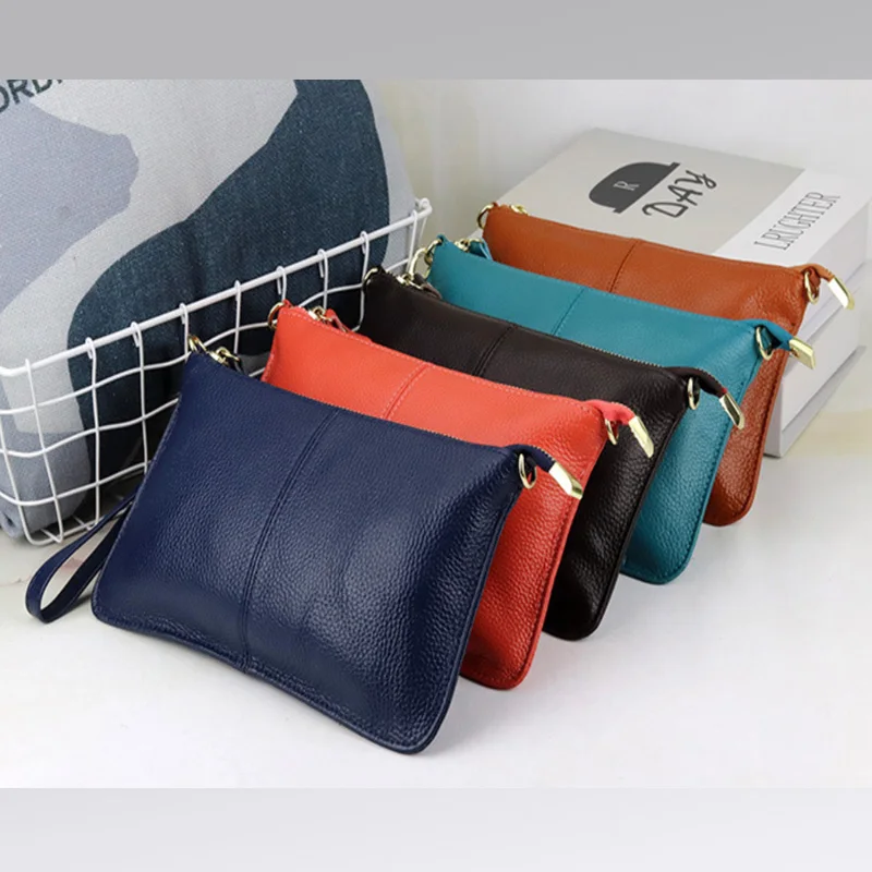 Hot Sale Genuine Leather Clutch Fashion Thin Full Top Layer Cowhide Women Shoulder Messenger Bag
Hot Sale Genuine Leather Clutch Fashion Thin Full Top Layer Cowhide Women Shoulder Messenger Bag